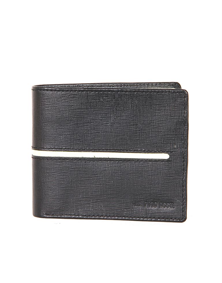 U.S. Polo Assn. Men Genuine Leather  Solid  Black Wallet